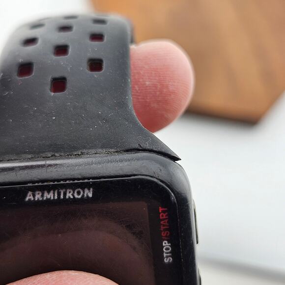 Armitron Men's Digital Sports Watch Black Square Running Workout Timer 40/8417 - Picture 7 of 7